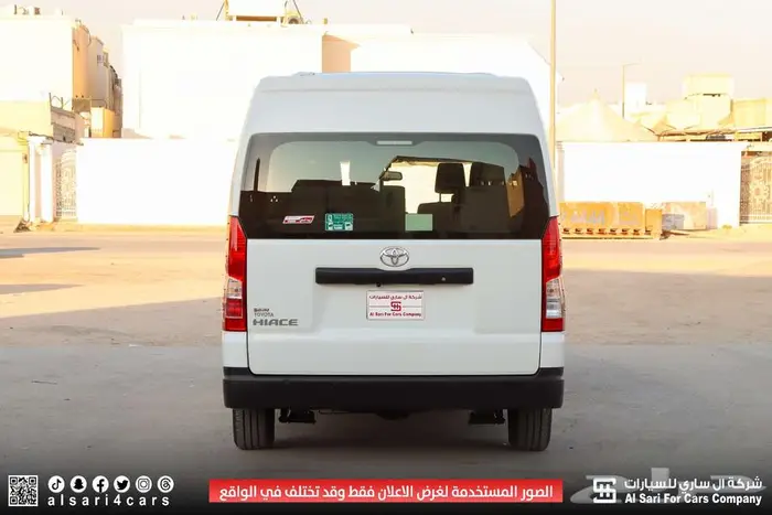 تويوتا هايس ديزل ركاب جير عادي 2023 اقساط بنوك وشركات 17