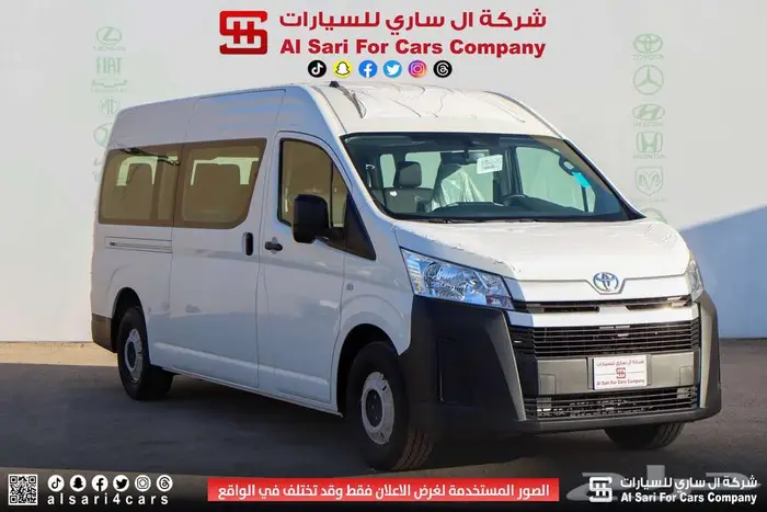 تويوتا هايس ديزل ركاب جير أوتوماتيك 2025 اقساط بنوك وشركات 12