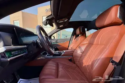 BMW 735i M KIT 2023 اسود خليجي تحت الضمان index