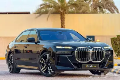 BMW 735i M KIT 2023 اسود خليجي تحت الضمان index