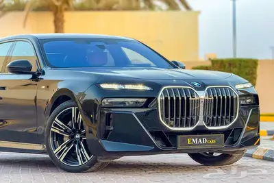 BMW 735i M KIT 2023 اسود خليجي تحت الضمان index