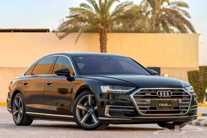 اودي A8L 2019 اسود خليجي 0