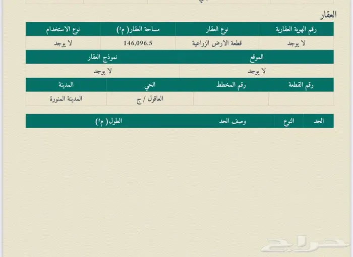 ارض بصك زراعي في حي العاقول ج للبيع لااعلى سوم 3