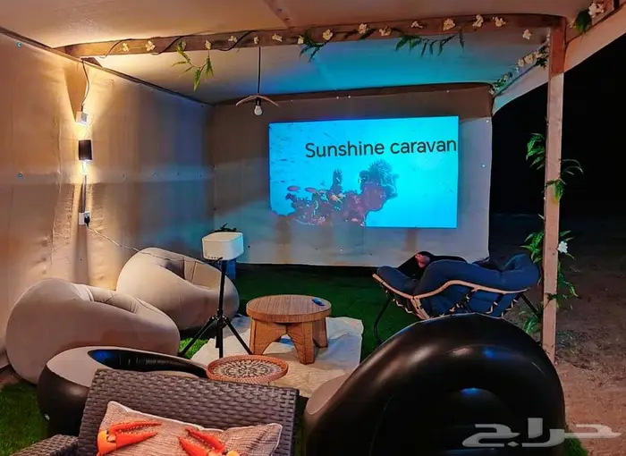 كرفان 5نجوم مخيم على شاطئ البحر 4