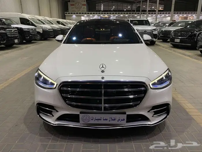 مرسيدس اس 500 موديل 2021 ابيض ماشيه 131000كم 0