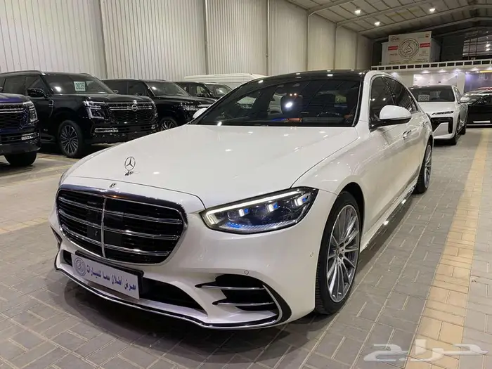 مرسيدس اس 500 موديل 2021 ابيض ماشيه 131000كم 7