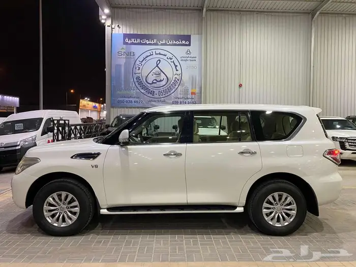نيسان باترول LE 2016 ابيض ماشيه 225000كم 8