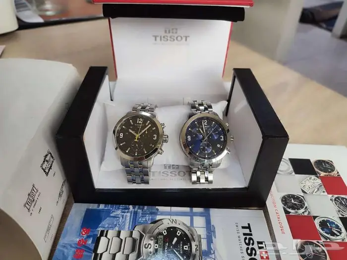 ساعتين تيسوت TISSOT رجالي سوسري اصلي 0