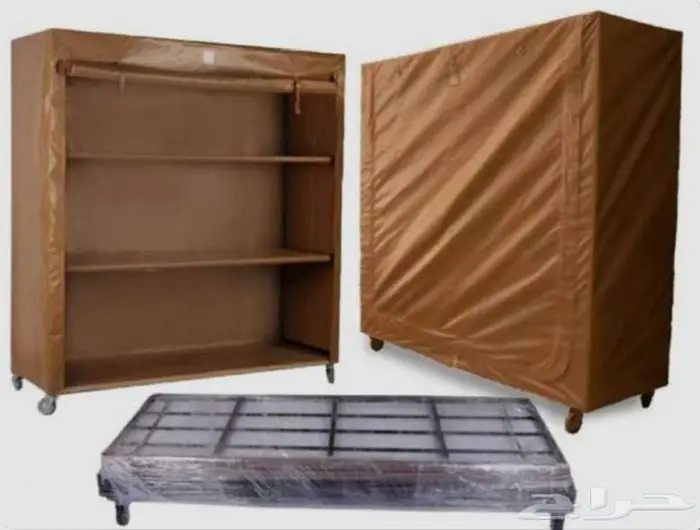 دولاب تخزين خارجي من القماش PVC التايلندي بثلاثة أرفف 0