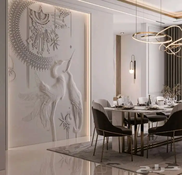 رسم وتنفيذ لوحات برزه بشكل ديكوري 5