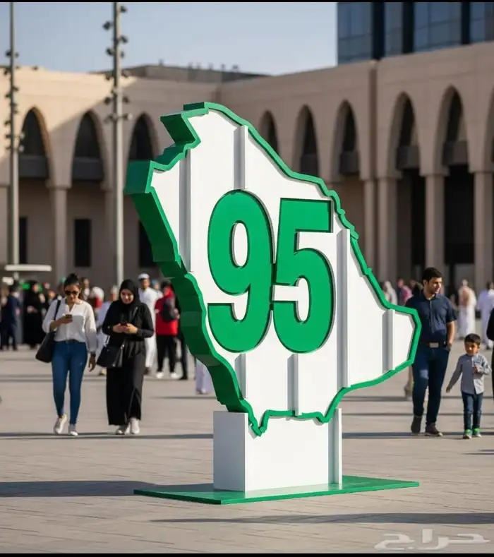 مجسمات اليوم الوطني بكل انواعها للطرق والميادين والحدائق 16