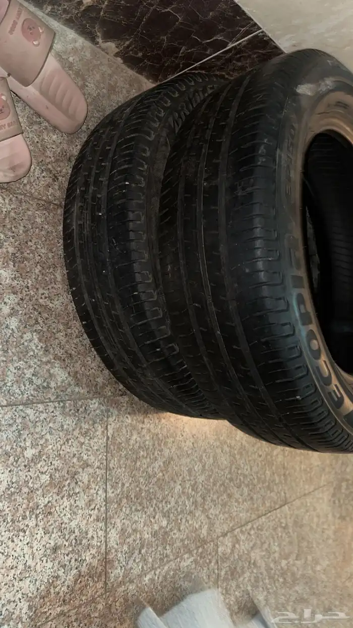 كفرات برجيستون مستخدمه شبه جديد مقاس 15 65 185 1