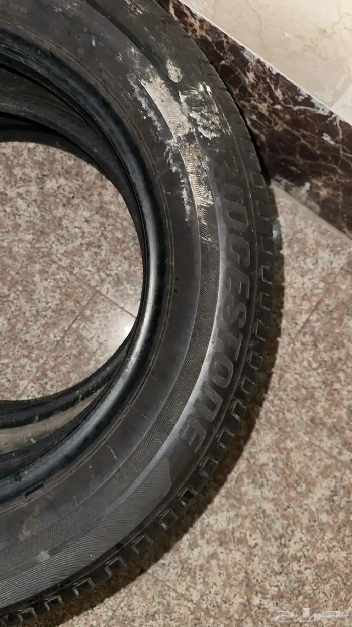 كفرات برجيستون مستخدمه شبه جديد مقاس 15 65 185 0