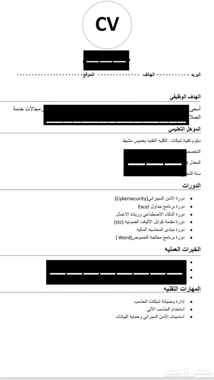 CV بالشكل المطلوب 1