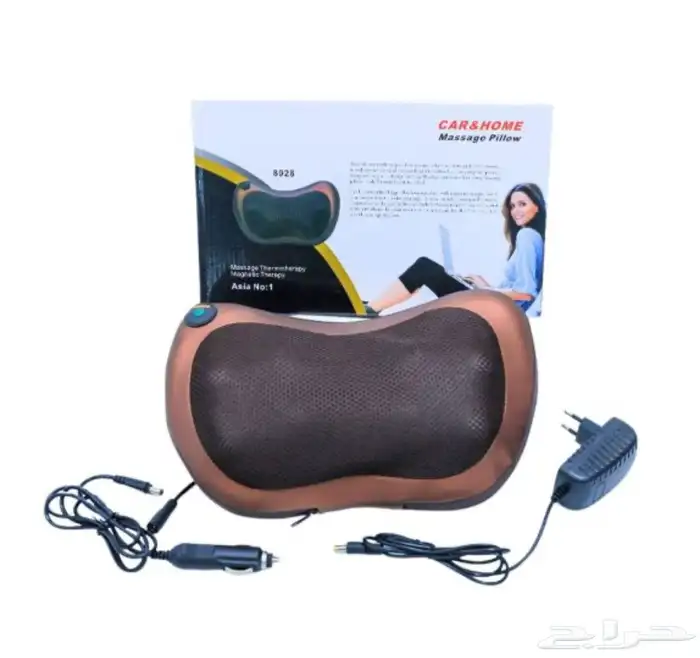 وسادة تدليك Car Home Massage Pillow مستخدمة بحالة ممتازة 0