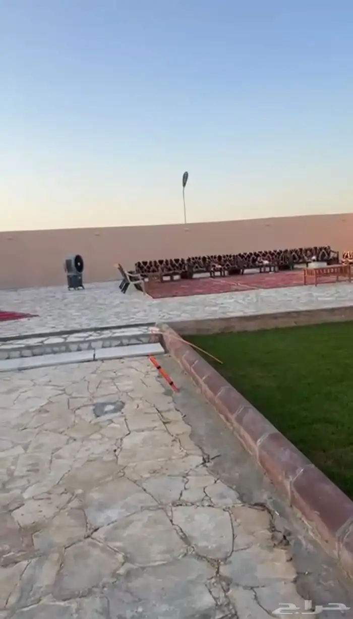 للإيجار استراحه بالقرب من مشروع القدية 2