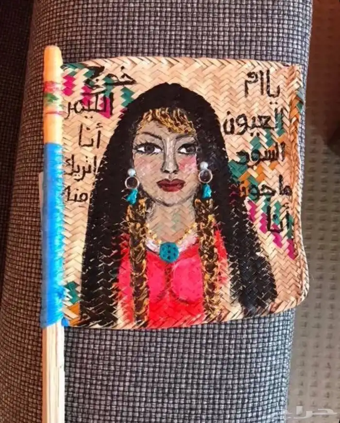 رسم على الفخار -رسم على الخوص -رسامة 0