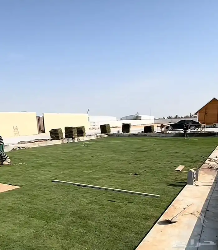 شبكات ري وعشب طبيعي وأشجار 20