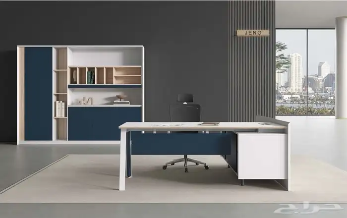 تفصيل وتصنيع مكاتب إدارية وديكورات مكتبية عصري حسب الطلب 1