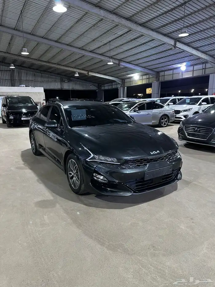 كيا K5 رصاصي 2022 بنزين بطاقة جمركية وارد كوريا 3