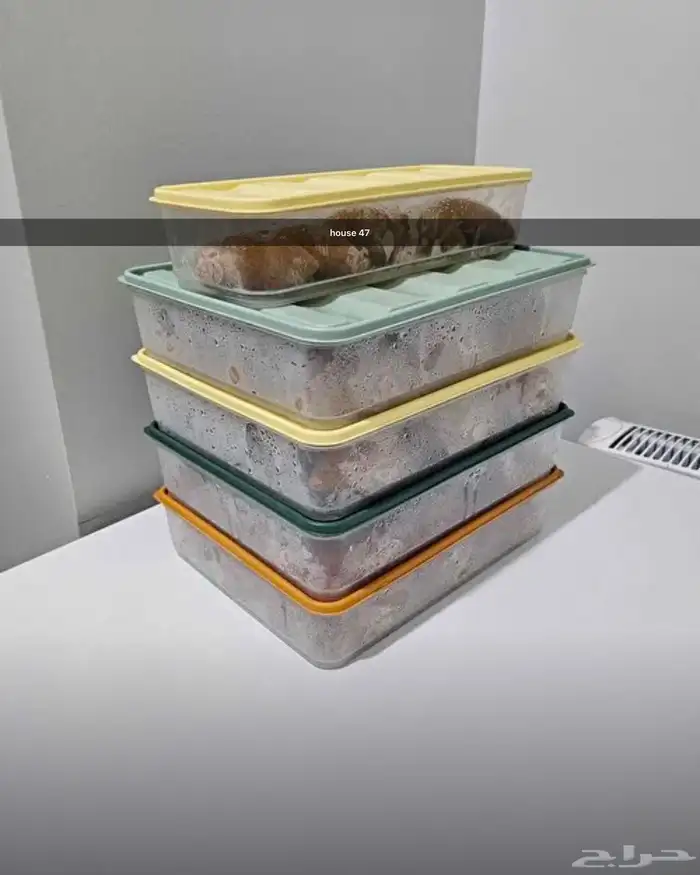 قطع 1000 مل من حاوية علب الفريزر 9