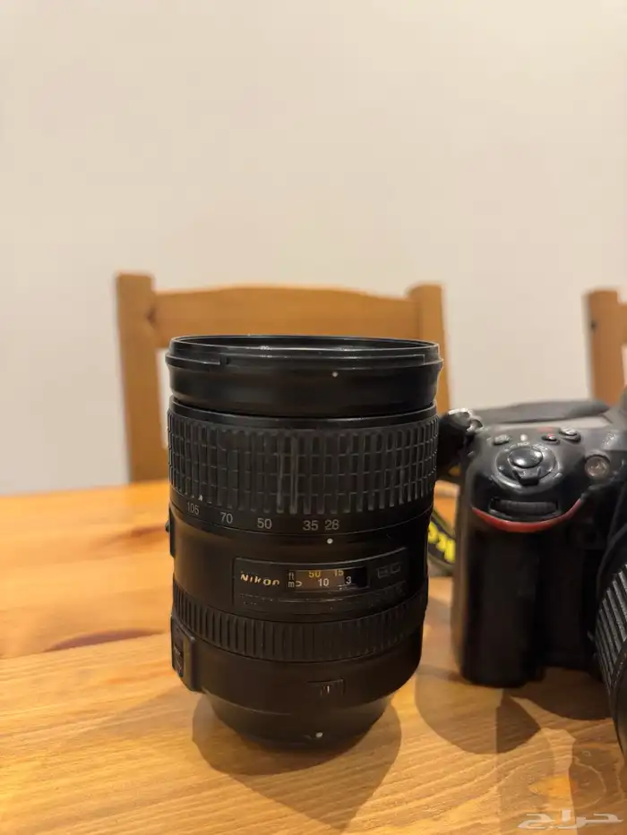 كاميرا nikon d600 نظيفة مع عدسات 3