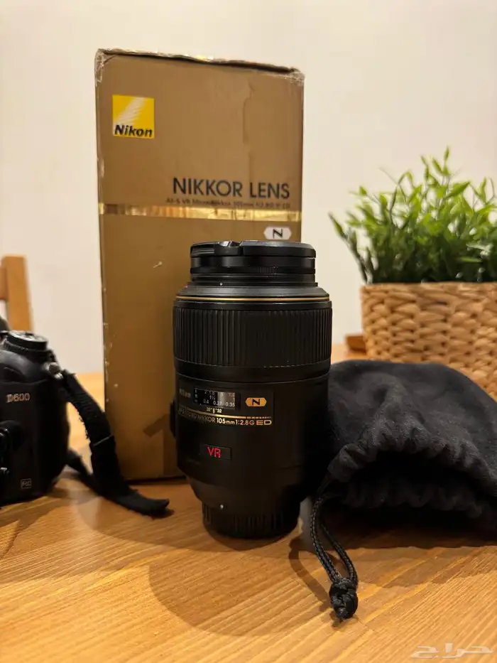 كاميرا nikon d600 نظيفة مع عدسات 1