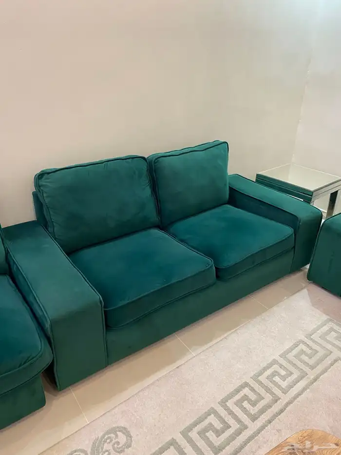 طقم كنب نظيف زيتي 2