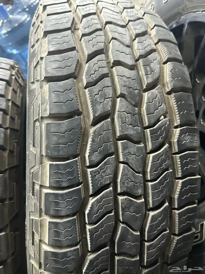 كفرات نص حجري كوبر امريكي مع جنوط برايد مقاس 17 جيب 28