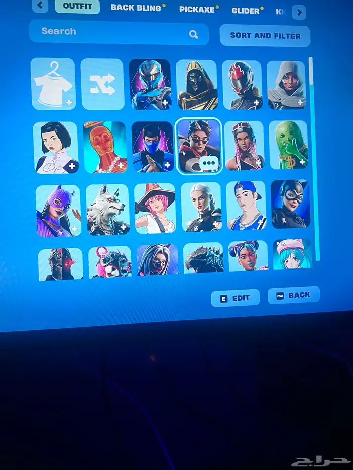 حساب فورت نايت جميع معلومات و نادر 0