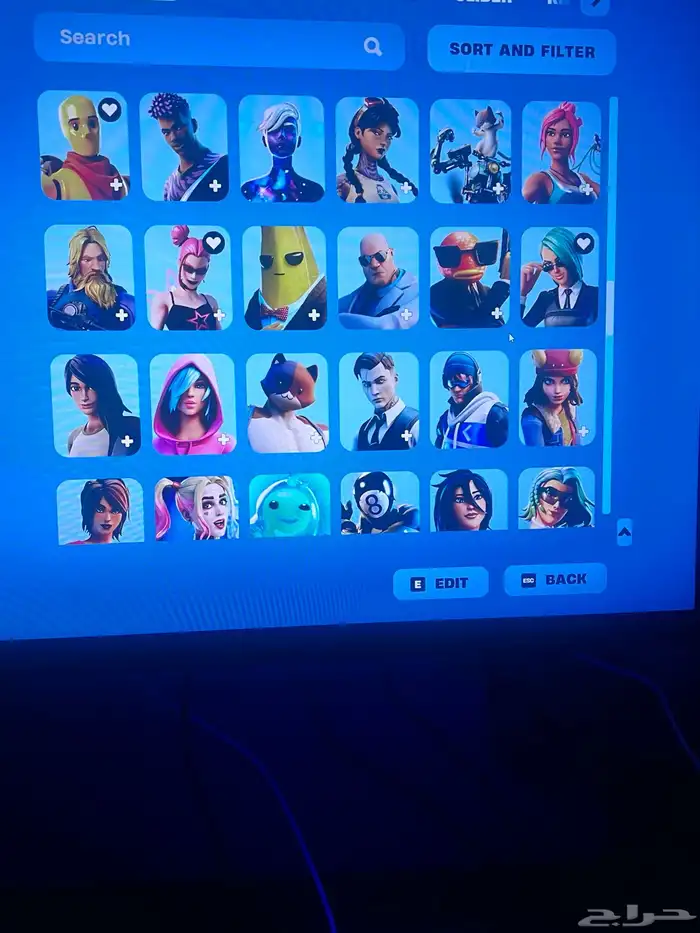 حساب فورت نايت جميع معلومات و نادر 5