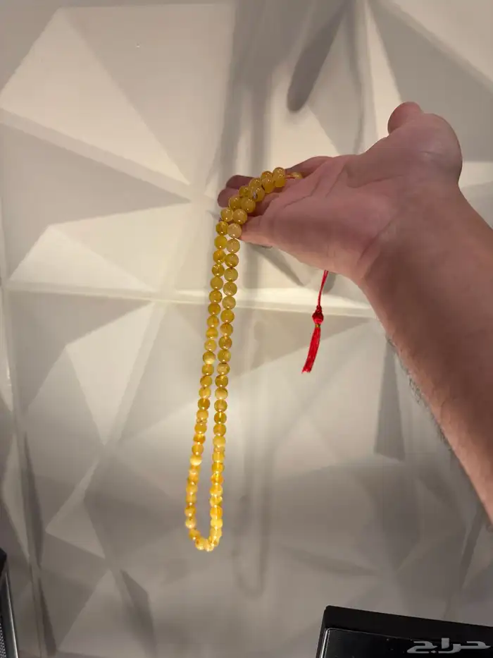 سبحه كهرمان حر شوائب طبيعية ( تم البيع ) 5