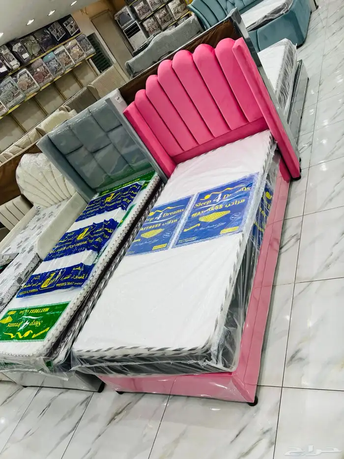 سراير ب سيات و مرتبه مع تفصيلات تشكيلات جميع مقاسات   bed 5