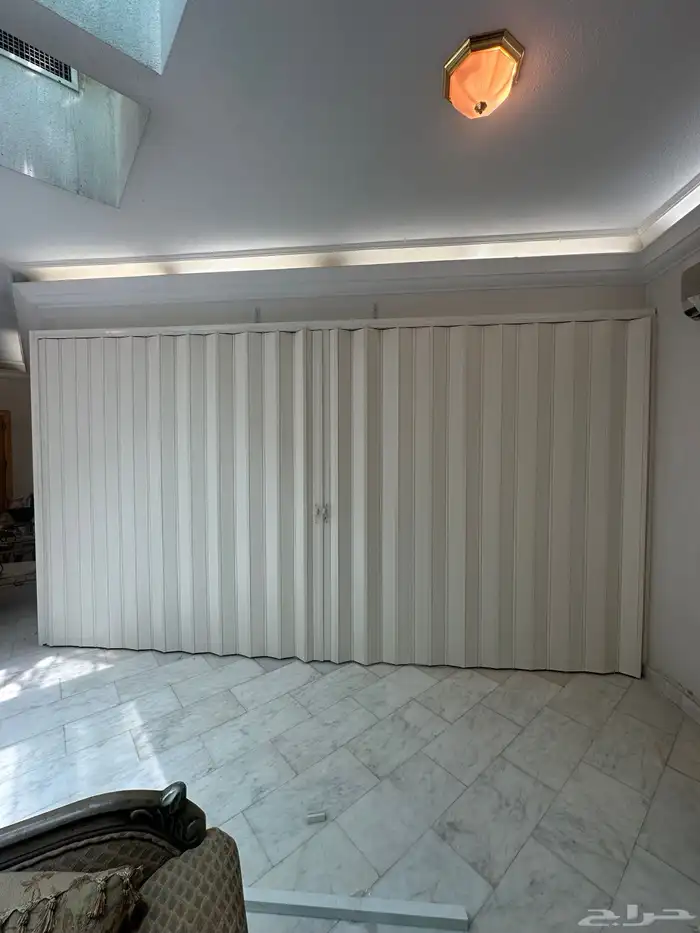 ابواب اكورديون بلاستيك وجلد وستائر ويفي وجميع انواع الستائر 14