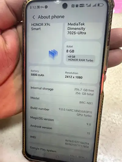 جوال هونر HONOR X9c Smart index