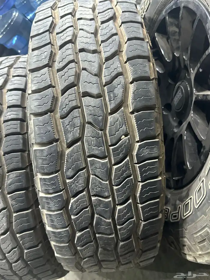 كفرات نص حجري كوبر امريكي مع جنوط برايد مقاس 17 جيب 29