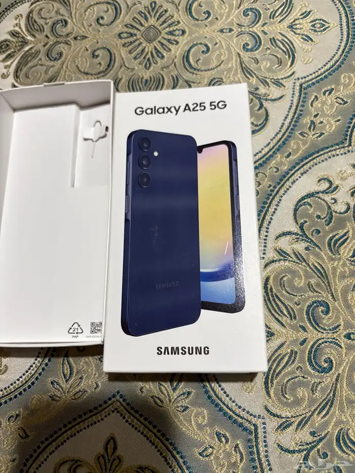 جوال سامسونج جلاكسي 5G A25 نظيف جدا معاه كامل اغراضه 0