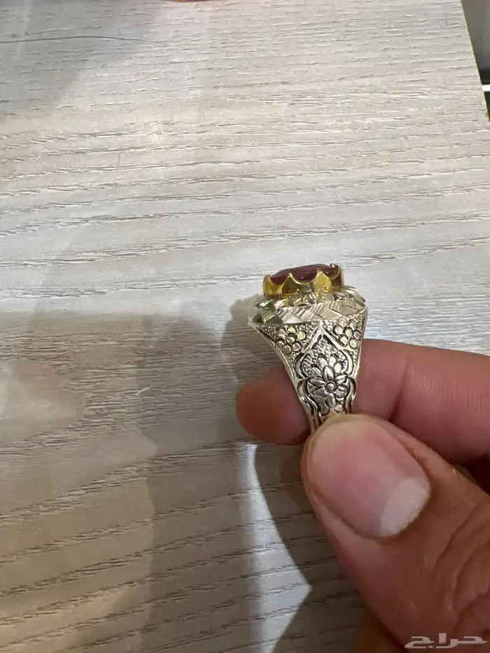 خاتم حجر ياقوت 0