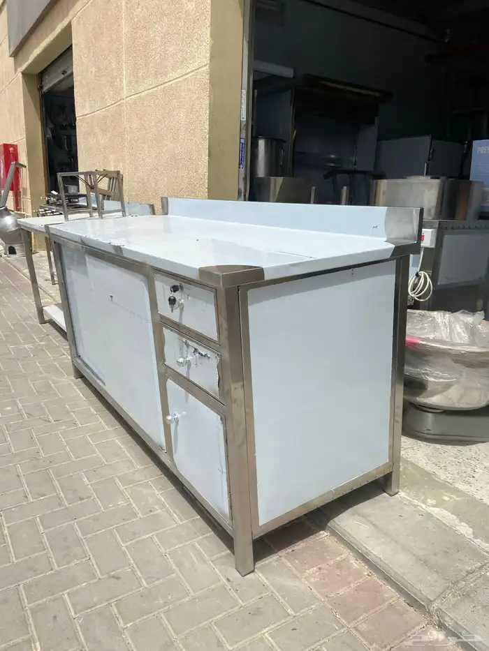 دولاب أستيل طاولات استيل طاوله تجهيز مطاعم ادوات مطاعم 4