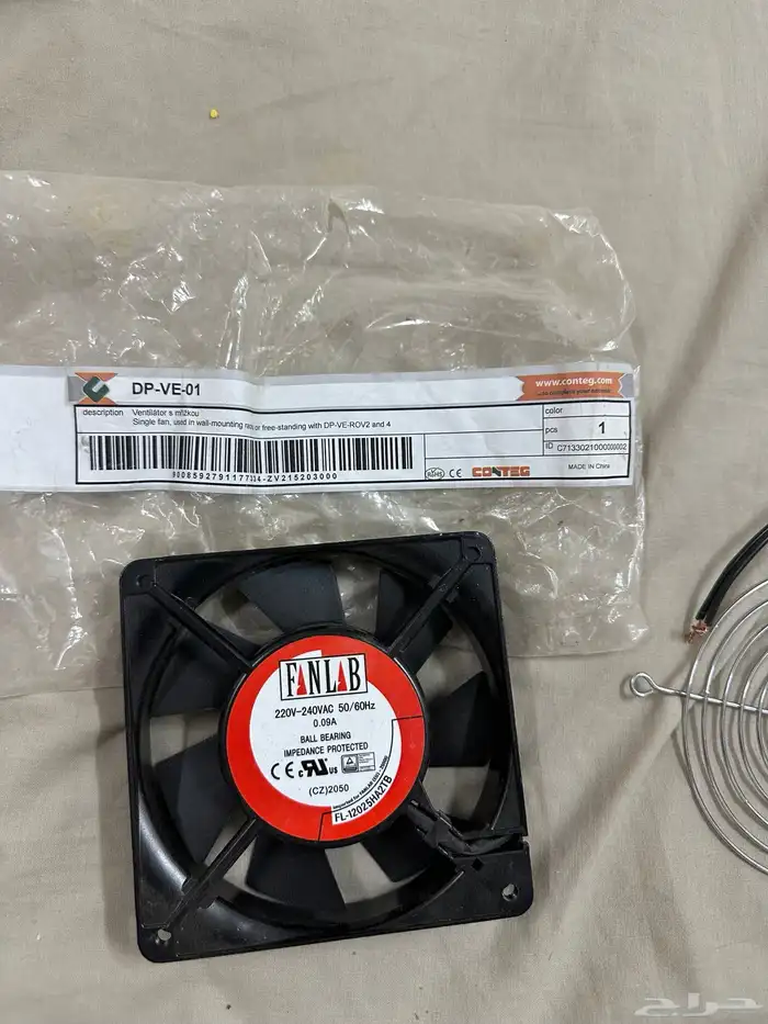 مروحة تبريد صناعية AC 220V ماركة FANLAB   جديد 0