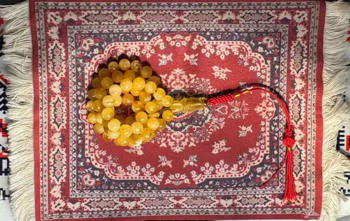 سبحه كهرمان حر شوائب طبيعية ( تم البيع ) 4