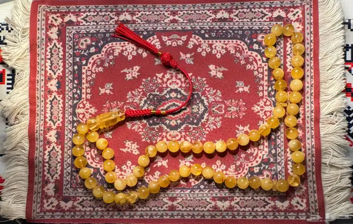 سبحه كهرمان حر شوائب طبيعية ( تم البيع ) 0