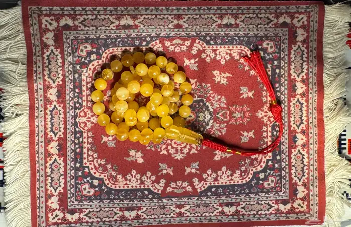 سبحه كهرمان حر شوائب طبيعية ( تم البيع ) 2