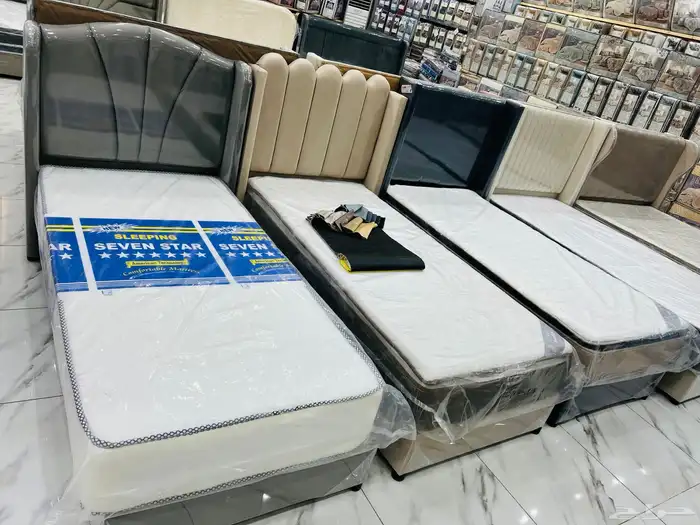 سراير ب سيات و مرتبه مع تفصيلات تشكيلات جميع مقاسات   bed 6