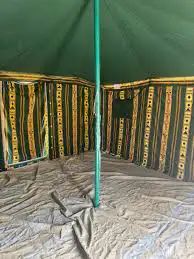 للبيع خيام مستعملة عمودين وعمود 0