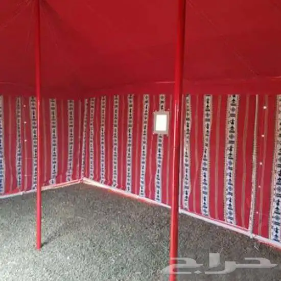 للبيع خيام مستعملة عمودين وعمود 1