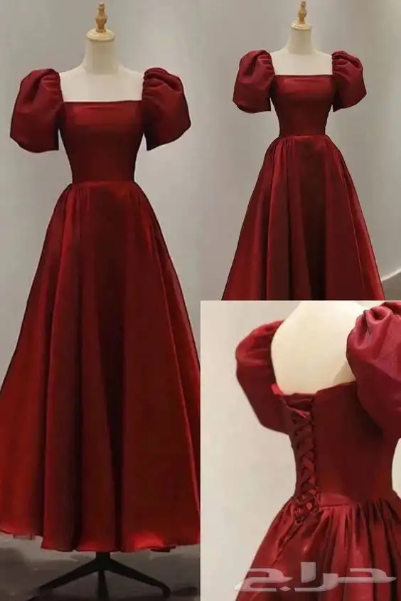 فستان احمر ملبوس مرا وحده يلبس مقاس s و m 0