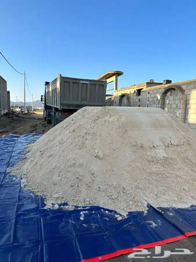 توريد رمل أبيض لأعمال اللياسة 0