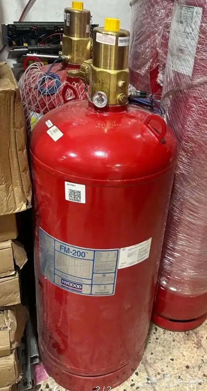 fm200 advance fire fighting system new installed and reffil 3