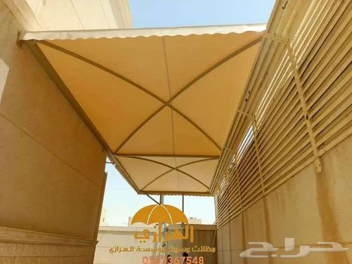 حداد مظلات بالرياض مظلات قماش 13